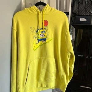 Nike Kyrie Irving SpongeBob yellow hoodie XL